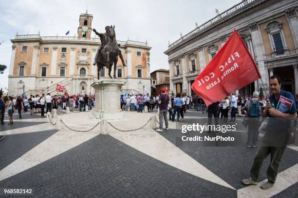 Year after an agreement was signed with the M5S council of the Mayor of Rome, Virginia Raggi, on the project called &quot;Fabbrica Roma&quot;, Cgil,...