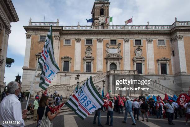 Year after an agreement was signed with the M5S council of the Mayor of Rome, Virginia Raggi, on the project called &quot;Fabbrica Roma&quot;, Cgil,...