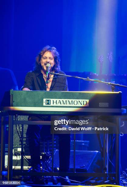 Gregg Rolie from Ringo Starr and his All Start Band performs at L'Olympia on June 4, 2018 in Paris, France.