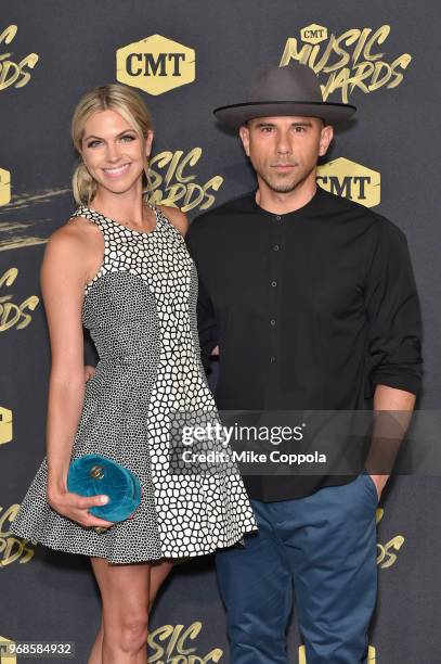 Of Rockit Ranch Productions Billy Dec and guest attend the 2018 CMT Music Awards at Bridgestone Arena on June 6, 2018 in Nashville, Tennessee.