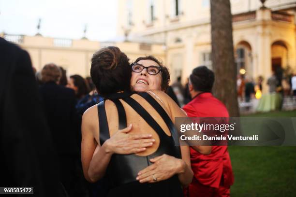 Nicoletta Braschi attends the McKim Medal Gala 2018 at Villa Aurelia on June 6, 2018 in Rome, Italy.