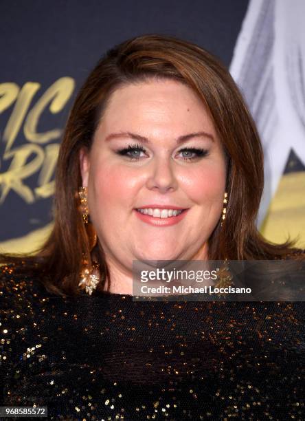 Chrissy Metz attends the 2018 CMT Music Awards at Bridgestone Arena on June 6, 2018 in Nashville, Tennessee.