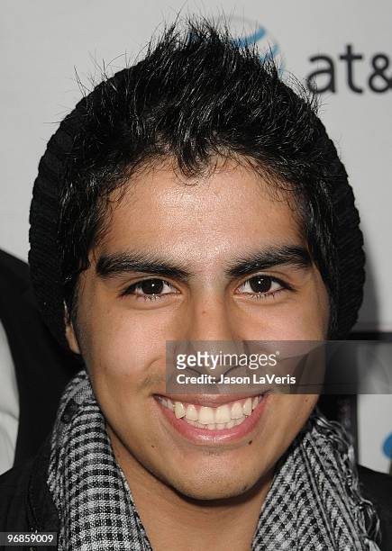 Joe Munoz attends the "American Idol" top 24 red carpet event at STK on February 18, 2010 in Los Angeles, California.