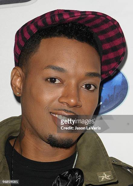 Jermaine Sellers attends the "American Idol" top 24 red carpet event at STK on February 18, 2010 in Los Angeles, California.