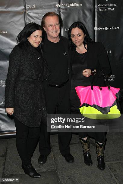 Patrick McMullan and Kelly Cutrone along with guest attend So Long Bryant Park at Bryant Park on February 18, 2010 in New York City.