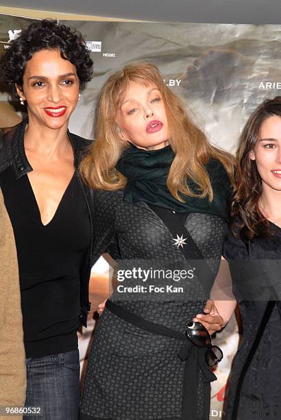 Farida Khelfa, Arielle Dombasle and Marie Espinosa