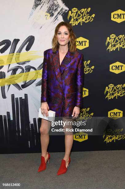 Jillian Jacqueline attends the 2018 CMT Music Awards at Bridgestone Arena on June 6, 2018 in Nashville, Tennessee.