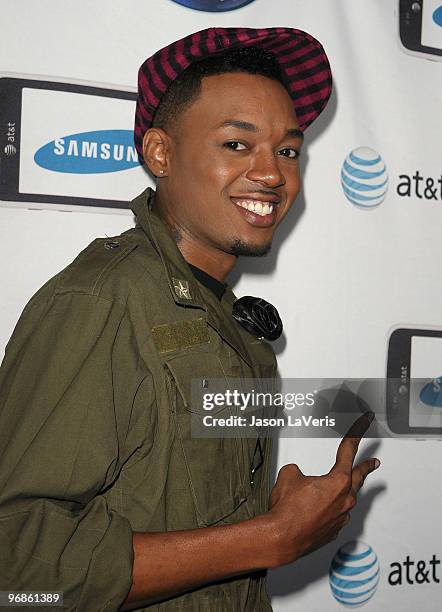 Jermaine Sellers attends the "American Idol" top 24 red carpet event at STK on February 18, 2010 in Los Angeles, California.