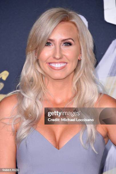 Courtney Force attends the 2018 CMT Music Awards at Bridgestone Arena on June 6, 2018 in Nashville, Tennessee.