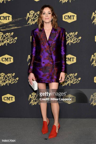 Jillian Jacqueline attends the 2018 CMT Music Awards at Bridgestone Arena on June 6, 2018 in Nashville, Tennessee.