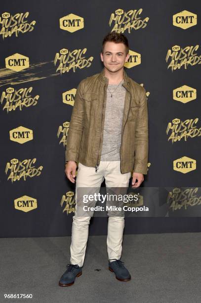 Hunter Hayes attends the 2018 CMT Music Awards at Bridgestone Arena on June 6, 2018 in Nashville, Tennessee.