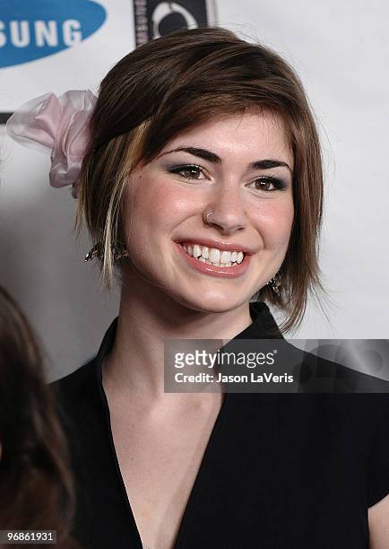 Siobhan Magnus attends the "American Idol" top 24 red carpet event at STK on February 18, 2010 in Los Angeles, California.
