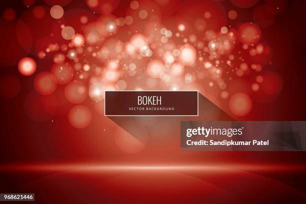 bokeh and blur vector abstract background - magic sparkle stock illustrations
