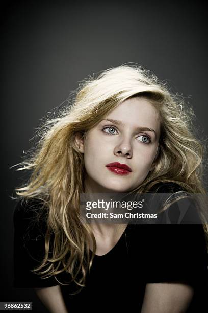 Actor Rachel Hurd Wood poses for a portrait shoot in London on July 22, 2009.