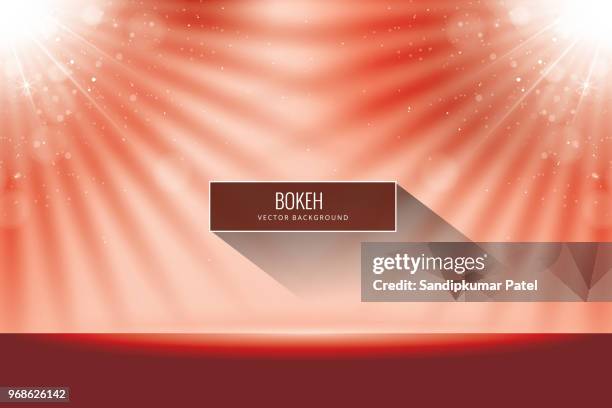 red color design with a burst - flare stack stock illustrations