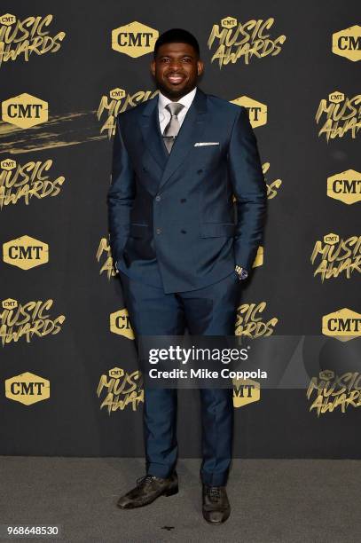 Subban attends the 2018 CMT Music Awards at Bridgestone Arena on June 6, 2018 in Nashville, Tennessee.