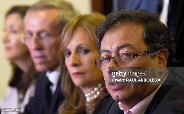Colombian-French former politician Ingrid Betancourt, Colombian senator and former M-19 guerrilla member Antonio Navarro Wolf, vice-presidential...
