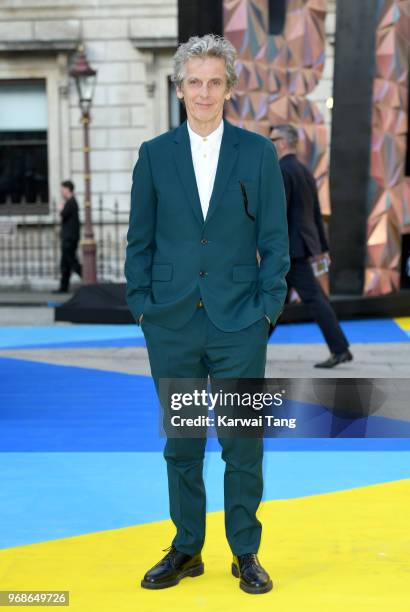 Peter Capaldi attends the Royal Academy of Arts Summer Exhibition Preview Party at Burlington House on June 6, 2018 in London, England.