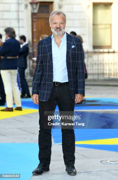 Graham Norton attends the Royal Academy of Arts Summer Exhibition Preview Party at Burlington House on June 6, 2018 in London, England.