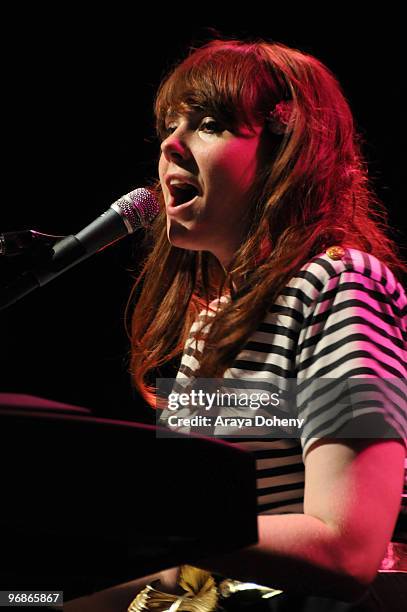 Singer, Songwriter and Musician Kate Nash performs live at The Fillmore May 13, 2008 in San Francisco, California.