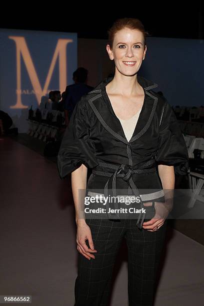 Alex McCord attends Malan Breton Fall 2010 at Stage 37 on February 17, 2010 in New York City.