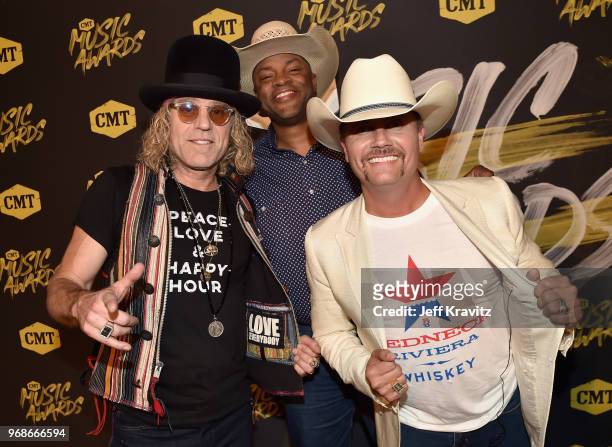 Big Kenny and John Rich attend the 2018 CMT Music Awards at Nashville Municipal Auditorium on June 6, 2018 in Nashville, Tennessee.