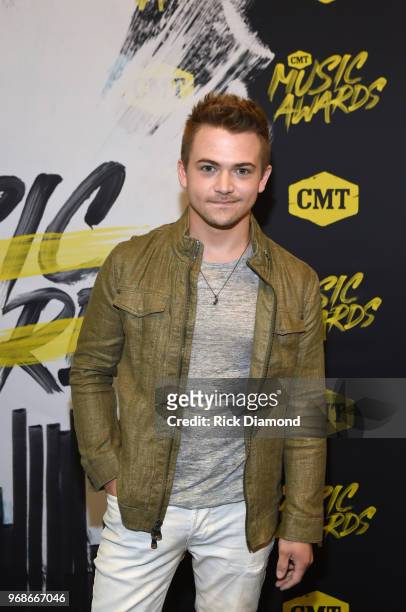Hunter Hayes attends the 2018 CMT Music Awards at Bridgestone Arena on June 6, 2018 in Nashville, Tennessee.