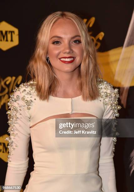 Danielle Bradbery attends the 2018 CMT Music Awards at Nashville Municipal Auditorium on June 6, 2018 in Nashville, Tennessee.