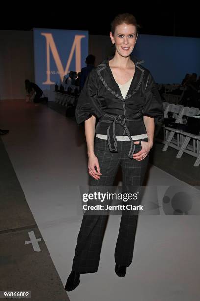 Alex McCord attends Malan Breton Fall 2010 at Stage 37 on February 17, 2010 in New York City.