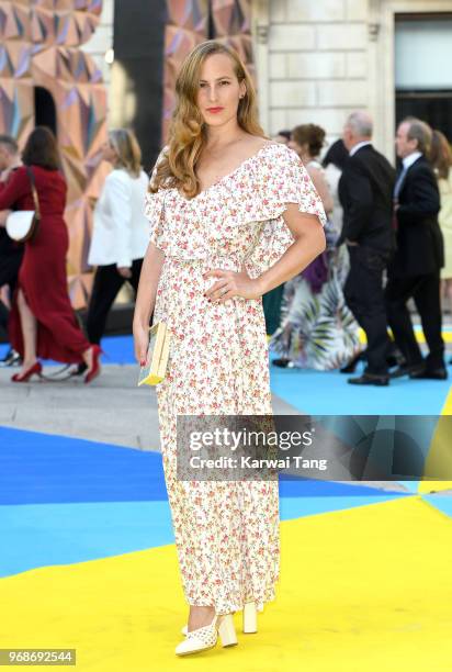 Charlotte Olympia Dellal attends the Royal Academy of Arts Summer Exhibition Preview Party at Burlington House on June 6, 2018 in London, England.