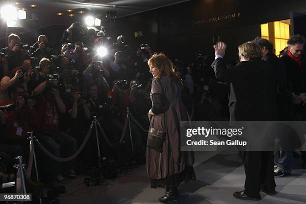 Actress Yolande Moreau attends the 'Mammuth' Photocall during day nine of the 60th Berlin International Film Festival at the Grand Hyatt Hotel on...