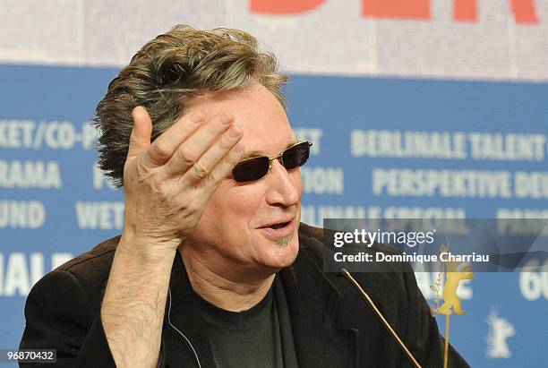 Director Benoit Delepine attends the 'Mammuth' Press Conference during day nine of the 60th Berlin International Film Festival at the Grand Hyatt...