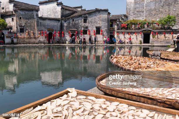 hongcun village - huangshan city anhui province stock pictures, royalty-free photos & images