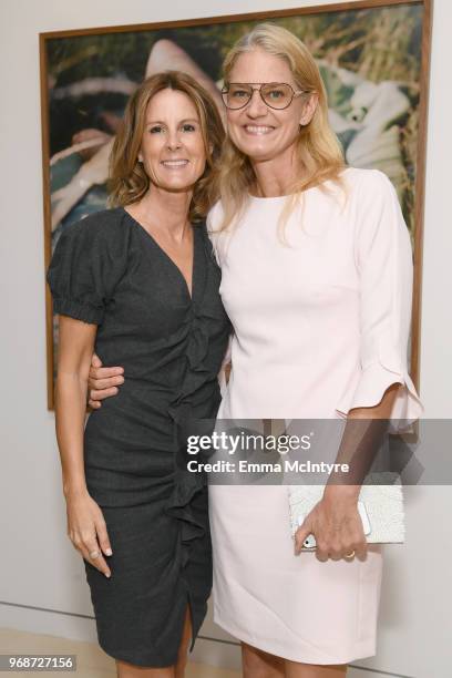 Heather Pulier and Mona Kuhn attend the "Hope Lives in Every Name," A Celebration with Equality Now and Hulu's "The Handmaid's Tale", hosted by...