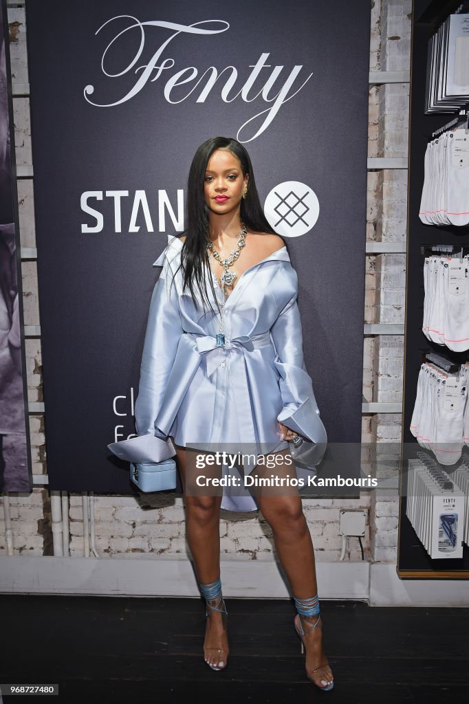 Rihanna Makes Appearance At Stance For Clara Lionel Foundation