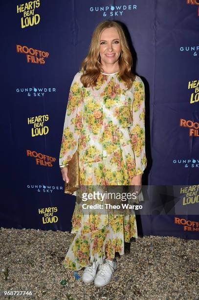 Toni Collette attends the "Hearts Beat Loud" New York Premiere at Pioneer Works on June 6, 2018 in New York City.
