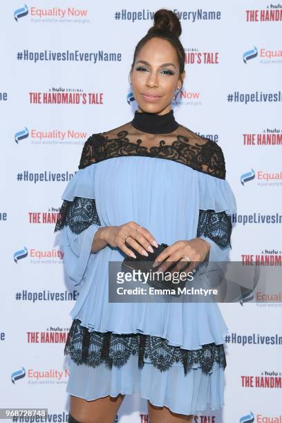 Amanda Brugel attends "Hope Lives in Every Name," A Celebration with Equality Now and Hulu's "The Handmaid's Tale", hosted by Heather Pulier at...