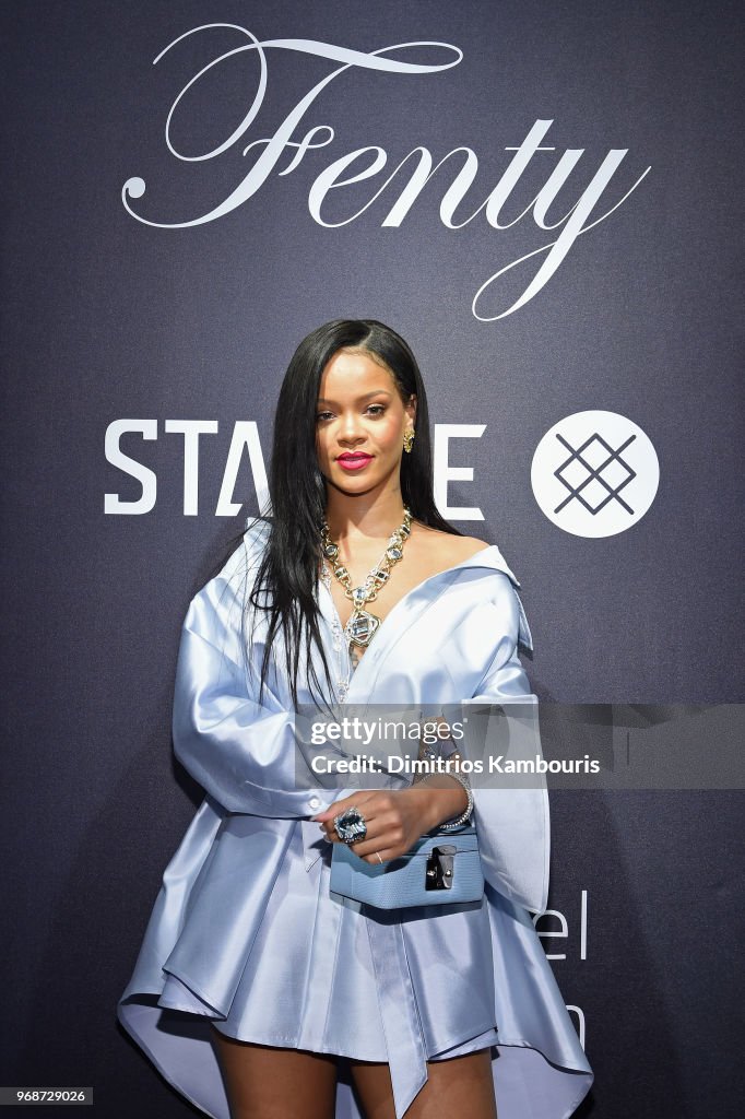 Rihanna Makes Appearance At Stance For Clara Lionel Foundation