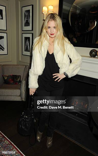 Marissa Montgomery attends the Z By Zandra Rhodes launch party, at The Arch Hotel on February 19, 2010 in London, England.