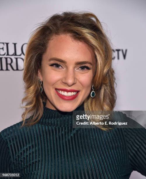 Actress Renee Willett attends Saban Films' And DirecTV's Special Screening Of "Yellow Birds" at The London Screening Room on June 6, 2018 in West...