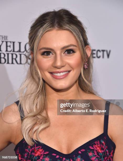 Actress Carrie Wampler attends Saban Films' And DirecTV's Special Screening Of "Yellow Birds" at The London Screening Room on June 6, 2018 in West...