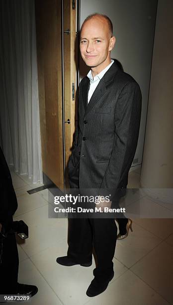 Justin Portman attends the Lancome and Harper's Bazaar Pre-BAFTA Party co-hosted by actress Kate Winslet, at St Martin's Lane Hotel on February 19,...