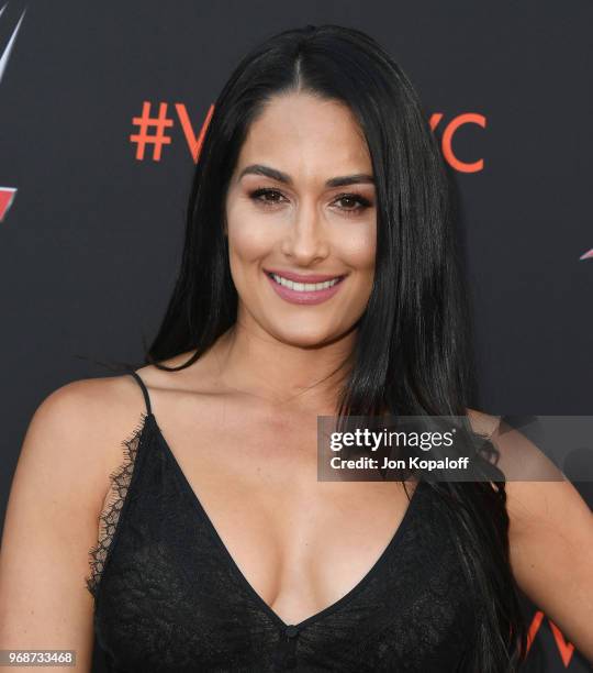 Nikki Bella attends WWE's First-Ever Emmy "For Your Consideration" Event at Saban Media Center on June 6, 2018 in North Hollywood, California.