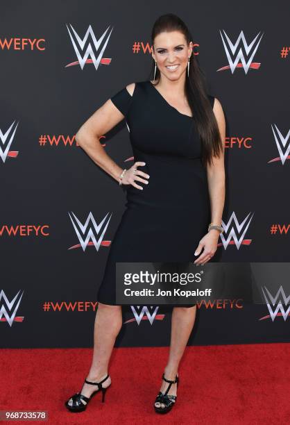 Stephanie McMahon attends WWE's First-Ever Emmy "For Your Consideration" Event at Saban Media Center on June 6, 2018 in North Hollywood, California.