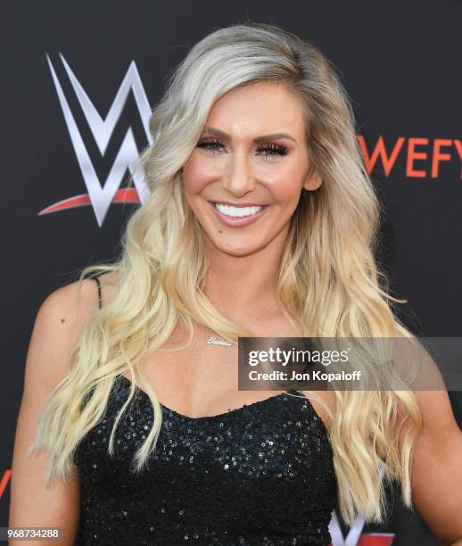 Charlotte Flair attends WWE's First-Ever Emmy "For Your Consideration" Event at Saban Media Center on June 6, 2018 in North Hollywood, California.