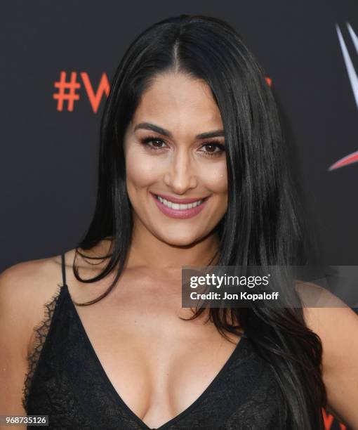 Nikki Bella attends WWE's First-Ever Emmy "For Your Consideration" Event at Saban Media Center on June 6, 2018 in North Hollywood, California.