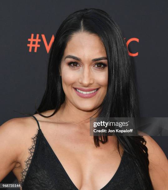 Nikki Bella attends WWE's First-Ever Emmy "For Your Consideration" Event at Saban Media Center on June 6, 2018 in North Hollywood, California.