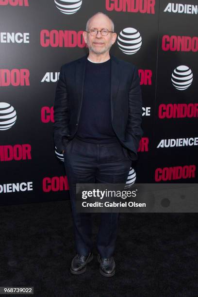 Bob Balaban arrives for the premiere of AT&T Audience Network's "Condor" at NeueHouse Hollywood on June 6, 2018 in Los Angeles, California.