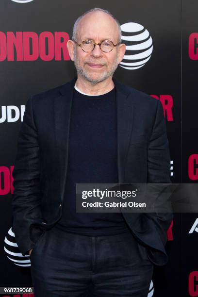 Bob Balaban arrives for the premiere of AT&T Audience Network's "Condor" at NeueHouse Hollywood on June 6, 2018 in Los Angeles, California.