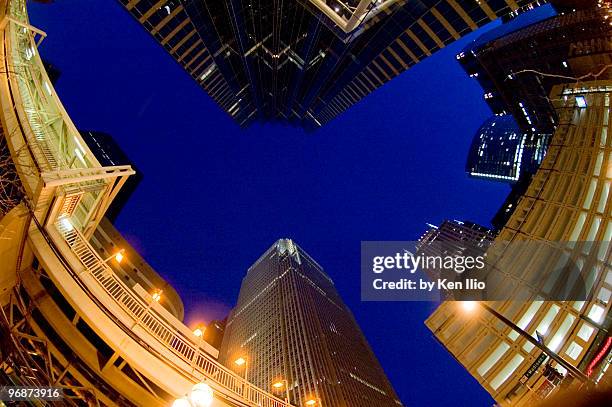 buildings, low angle view - ken ilio fotografías e imágenes de stock